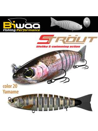SWIMBAIT STROUT 6.5 16cm 52gr 20 Yamame