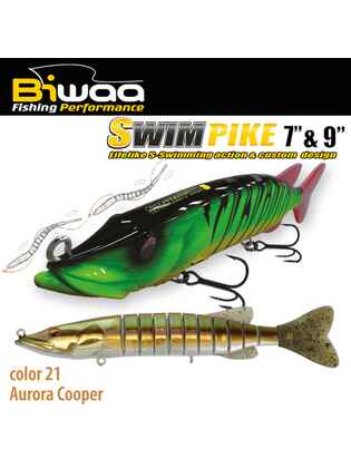 SWIMBAIT SWIMPIKE SS 7 18cm 26gr 21 Aurora Cooper