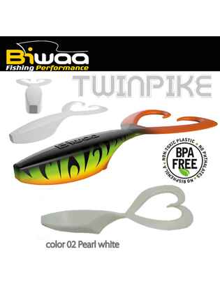 TWINPIKE 6 15cm 24gr 02 Pearl White