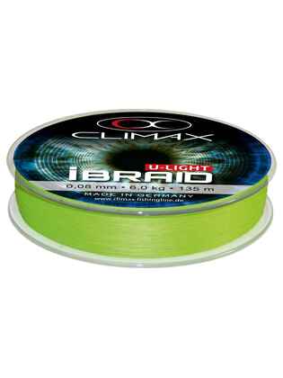 FIR CLIMAX iBRAID U-LIGHT CHARTREUSE 275m 0.10mm 7.5kg