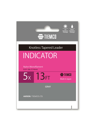 INAINTAS FLY TIEMCO INDICATOR TAPERED LEADER 13ft 3X