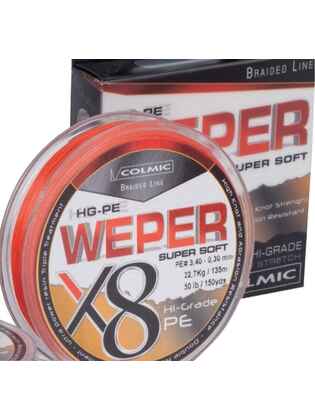 Fir Textil Colmic Weper X8, Gri, 137m 0.09mm/6.8kg