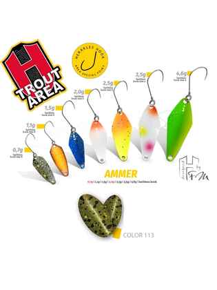 Lingurita Oscilanta Colmic Herakles Ammer Culoare 113, 0.7g