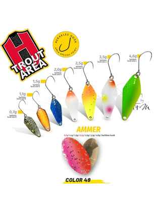 Lingurita Oscilanta Colmic Herakles Ammer Culoare 49, 1.1g