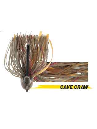 Skirt-Jig Herakles Impact Antibradis, Culoare Cave Craw, 17.5g