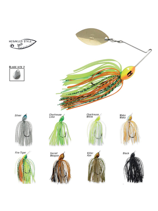 Spinnerbait Colmic Herakles Flatter Compact 7g Silver