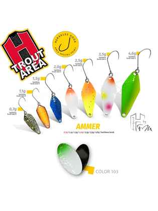Lingurita Oscilanta Colmic Herakles Ammer Culoare 103, 2g