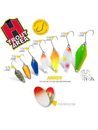 Lingurita Oscilanta Colmic Herakles Ammer Culoare 104, 2g