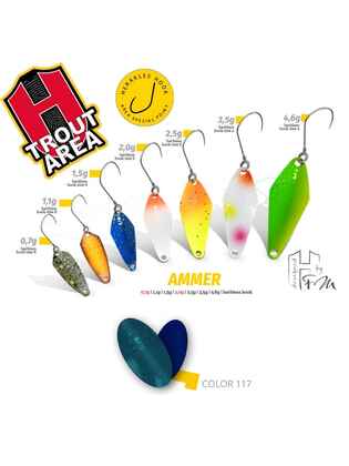 Lingurita Oscilanta Herakles Ammer Culoare 117, 2g