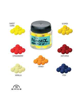 POP UP MINI FANATI-X 10mm 25gr Honey