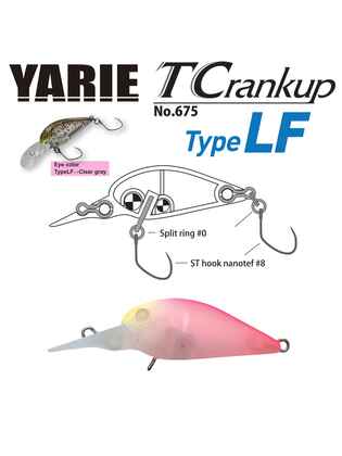 VOBLER YARIE 675 T-CRANKUP TYPE LF 3.5mm 2.6gr Culoare C4 Stubakihime