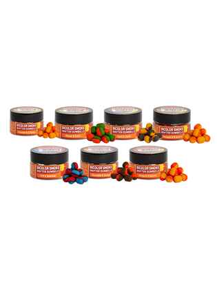 Wafters Benzar Mix Bicolor Smoke Critic Echilibrat, Dumbell , 10mm, 30ml, Strawberry&Honey (Portocaliu si Galben)
