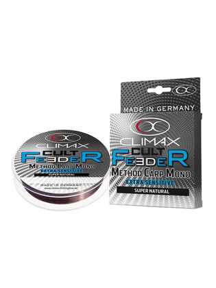 FIR CLIMAX CULT FEEDER METHOD CARP MONO 300m 0.28mm Dark Brown