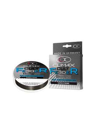 FIR TEXTIL CLIMAX CULT FEEDER FAST SINKING DROPLINK 10m 0.18mm 9.5kg Dark Grey