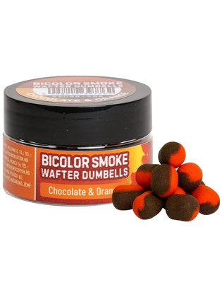 Wafters Benzar Mix Bicolor Smoke Critic Echilibrat, Dumbell , 12mm, 60ml, Chocolate&Orange (Maro si Portocaliu)