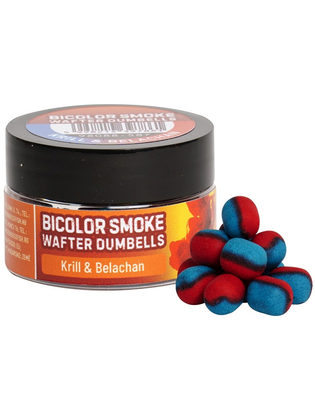 Wafters Benzar Mix Bicolor Smoke Critic Echilibrat, Dumbell , 12mm, 60ml, Krill&Belachan (Albastru si Rosu)