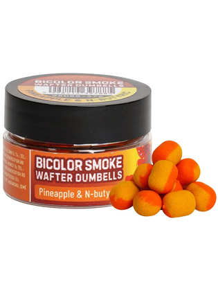 Wafters Benzar Mix Bicolor Smoke Critic Echilibrat, Dumbell , 12mm, 60ml, Pineapple&N-Butyric (Portocaliu si Galben)
