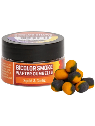 Wafters Benzar Mix Bicolor Smoke Critic Echilibrat, Dumbell , 12mm, 60ml, Squid&Garlic (Violet si Galben)