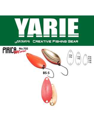 OSCILANTA YARIE 702 PIRICA MORE 2.2gr Culoare BS-5 Matte Red