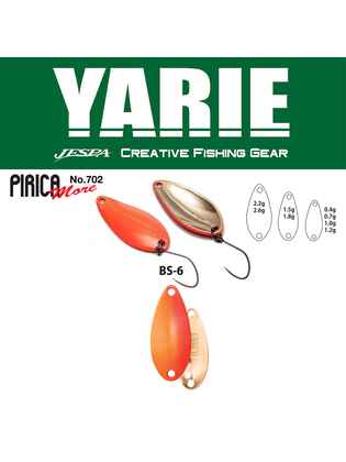 OSCILANTA YARIE 702 PIRICA MORE 1.5gr Culoare BS-6 Candy Orange