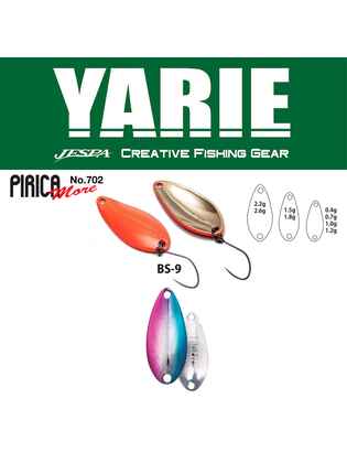 OSCILANTA YARIE 702 PIRICA MORE 2.6gr Culoare BS-9 Blue/Pink