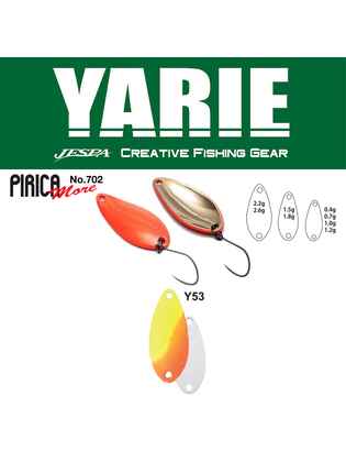 OSCILANTA YARIE 702 PIRICA MORE 1.8gr Culoare Y53 Lemon/Orange