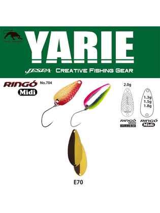 OSCILANTA YARIE 704 RINGO MIDI HAMMERED 2.0gr Culoare E70 Pudding