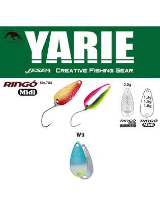 OSCILANTA YARIE 704 RINGO MIDI HAMMERED 2.0gr Culoare W9 Blues