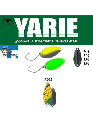 OSCILANTA YARIE 710T T-FRESH EVO 1.8gr Culoare AD23 Monkey Banana