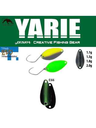 OSCILANTA YARIE 710T T-FRESH EVO 1.5gr Culoare E66 Fits Green