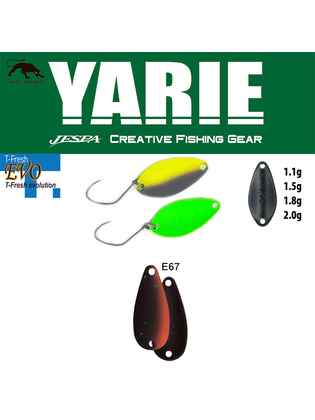 OSCILANTA YARIE 710T T-FRESH EVO 1.5gr Culoare E67 Winner Brown