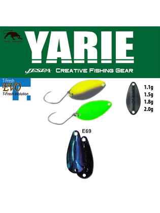 OSCILANTA YARIE 710T T-FRESH EVO 2.0gr Culoare E69 Fire Blue