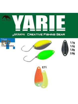 OSCILANTA YARIE 710T T-FRESH EVO 2.0gr Culoare E71 AG Carrot