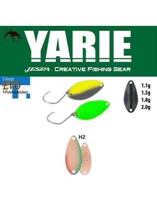 OSCILANTA YARIE 710T T-FRESH EVO 1.5gr Culoare H2 Salmon