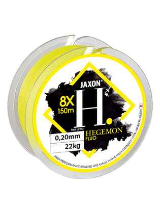 FIR TEXTIL HEGEMON 8X FLUO 200m 0.18mm 19kg Galben Fluo