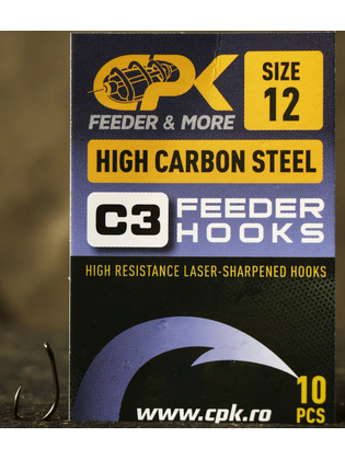 Carlige CPK C3 Feeder Hooks, 10buc/plic Nr.12