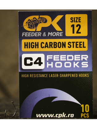 Carlige CPK C4 Feeder Hooks, 10buc/plic Nr.12