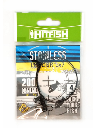 Hitfish struna rapitor 1x7 (STSLR-7) 15cm / 0.24mm, 6.8kg
