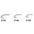 CARLIGE FLY IWI F-2000 2X FINE NR 16 micro barb