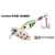 DUO SPEARHEAD RYUKI SPINNER 5G 2cm 5gr PSA0589 Silver Slash UV