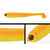 ADUSTA PENTA SHAD 5 12.7cm 100 Green Chart Glitter Orange