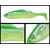 ADUSTA PICK TAIL SWIMMER 5 12cm 27gr 201 Green Chart Shad