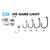 Kamatsu Carlig Pastrav Debarbetat Jig Game Light BLN marimea #12 (10buc/plic)