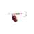 Ilba rotativa Tondo Silver/Alpha Red (argint cu holograma rosie), nr.1, 3gr (30171)