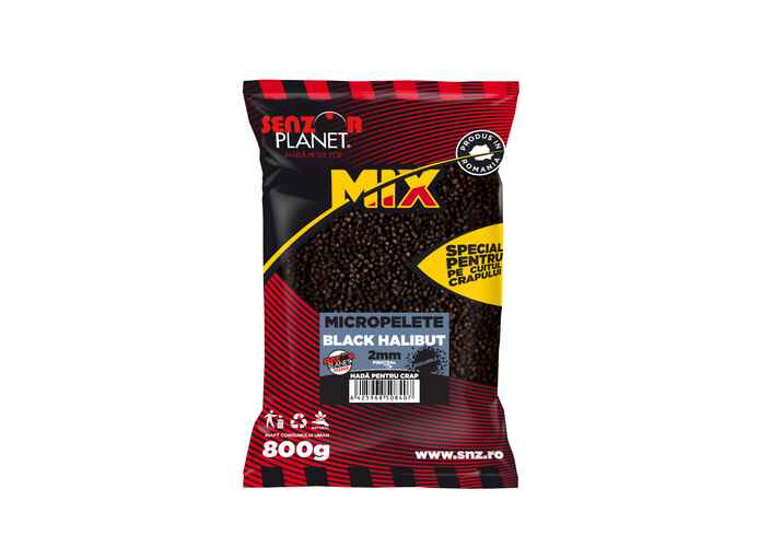 MICROPELETE BLACK HALIBUT 2mm 800g