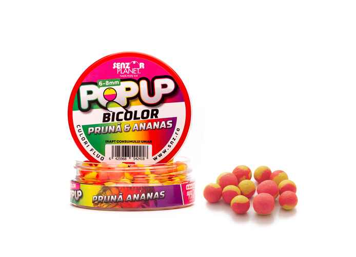 POP-UP BICOLOR PRUNA & ANANAS 6-8mm 30g