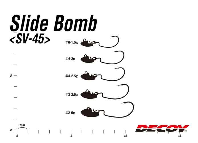 JIG DECOY SV-45 SLIDE BOMB Nr.3 3.5gr