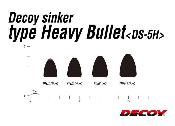 PLUMBI DECOY DS-5H TYPE BULLET HEAVY 18gr
