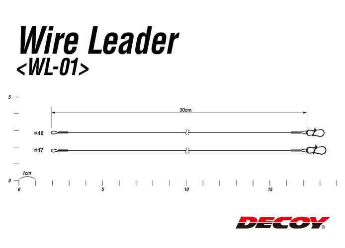 STRUNA DECOY WL-01 3x7 NYLON COATED NR.47 30cm 11kg