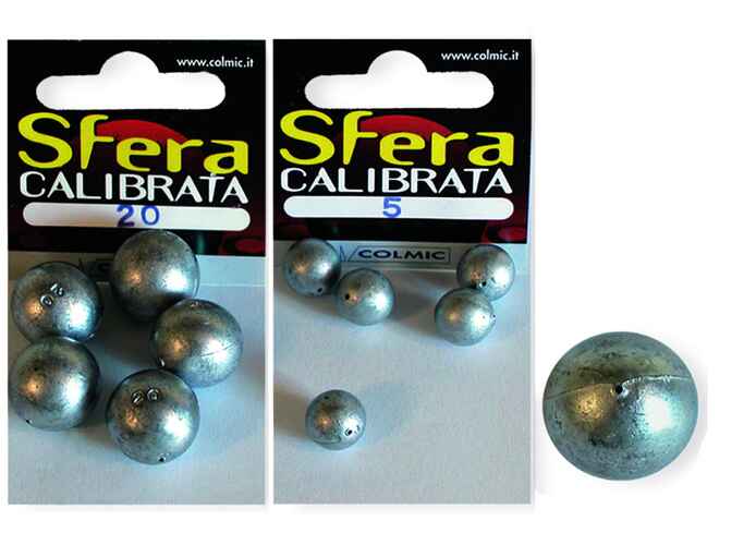 PLUMBI SFERA CALIBRATA 0.80gr